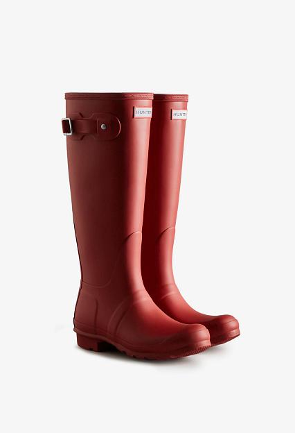 Hunter Womens Original Tall Boot Military Red